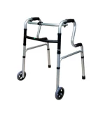 Andador de doble apoyo con ruedas