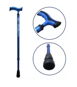 Baston ultra ligero con sistema de goma rotatoria