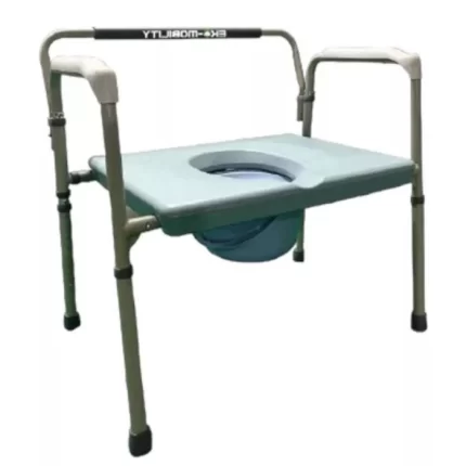 Silla cómodo de acero esmaltado - extra ancho baño bariátrico