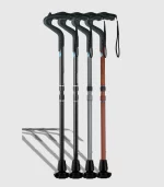 Bastón Ergocane para adulto con sistema para regular la altura