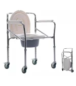 Silla cómodo 3 en 1 con ruedas y frenos traseros