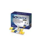 Tiras reactivas Sd Check para glucometro SD Check, caja con 50 piezas