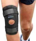 Rodillera ajustable con doble soporte lateral flexible