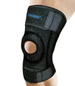 Rodillera larga con estabilizador de rótula y soportes flexibles