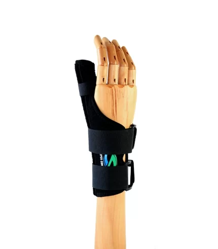 Inmovilizador para dedo pulgar en abducción corto