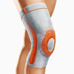 Rodillera con almohadilla de silicona Air-Matrix para aliviar la presión y guiar la rótula