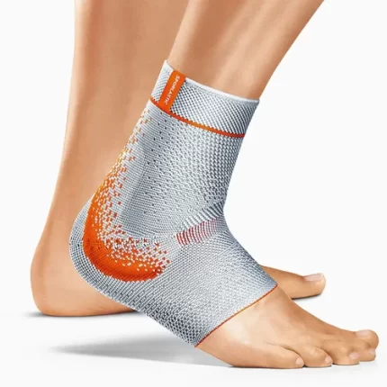 Soporte de tobillo con almohadillas perforadas, altamente respirantes y forma anatómica