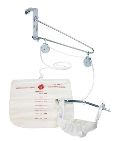 Tracción cervical para puerta